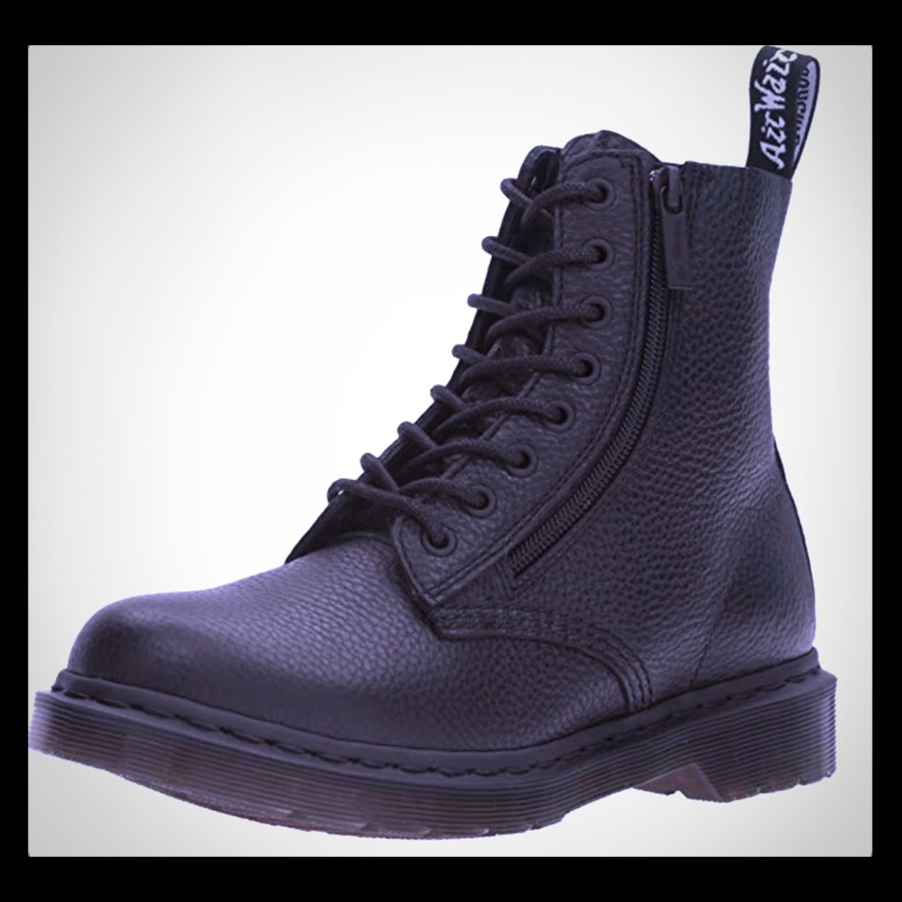 Dr. Martens Women's Pascal with Zip Combat Boot